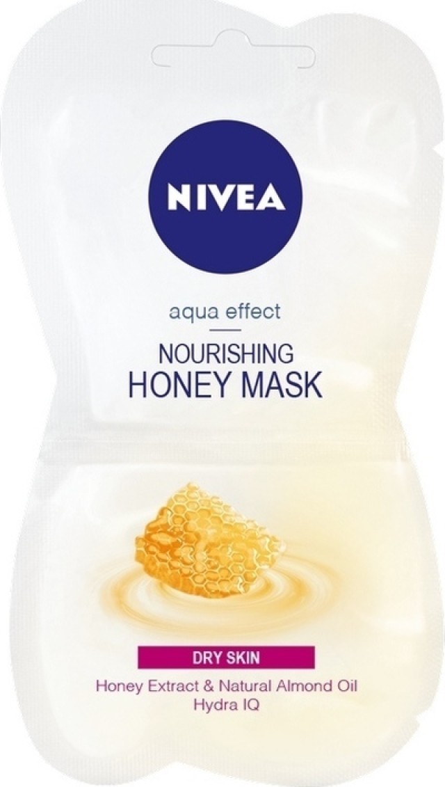 Nivea Nourishing Honey Mask Θρεπτική Μάσκα Προσώπου για Ξηρές - Ευαίσθητες Επιδερμίδες 2x7.5ml