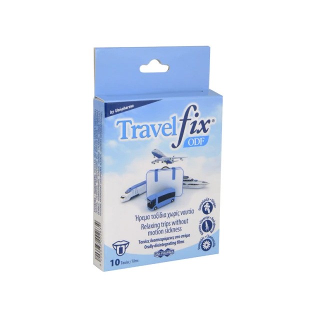 Uni-Pharma Travelfix ODF Διασπειρόμενες Ταινίες Για Την Ναυτία 10 Ταιν … Uni-Pharma Travelfix ODF Διασπειρόμενες Ταινίες Για Την Ναυτία 10 Ταιν …