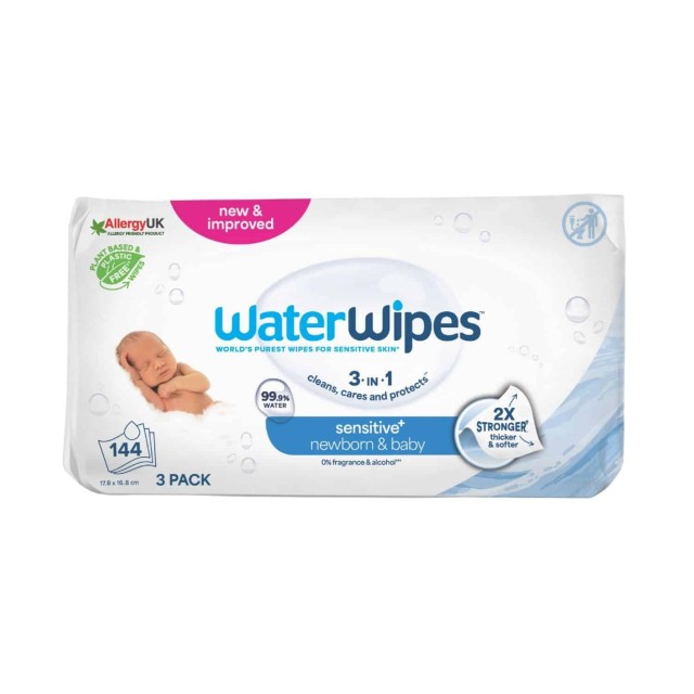 WaterWipes Bio Sensitive + Newborn & Baby Μωρομάντηλα με 99,9% Νερό … WaterWipes Bio Sensitive + Newborn & Baby Μωρομάντηλα με 99,9% Νερό …