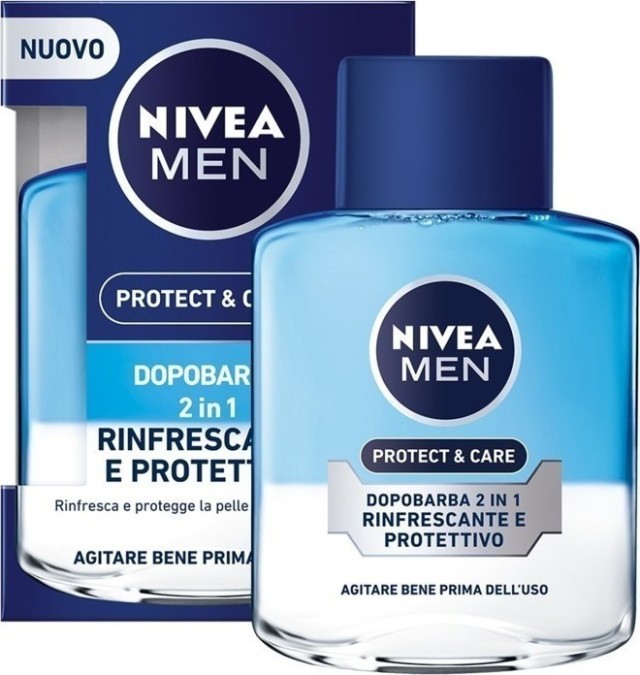 Nivea Men Protect & Care Refreshing Protective After Shave 2 in 1 για Μετά το Ξύρισμα 100ml