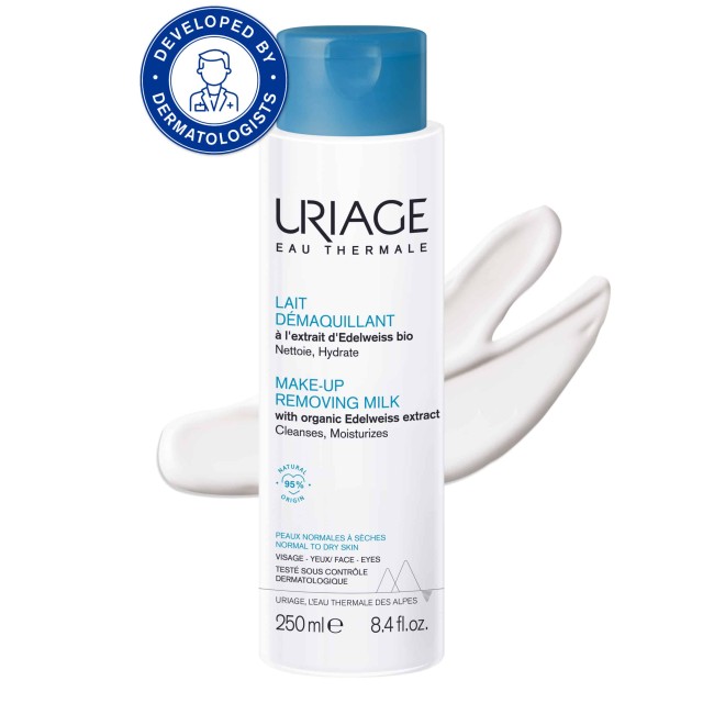 Uriage Lait Demaquillant Γαλάκτωμα Ντεμακιγιάζ για Κανονικές & Ξηρές Ε …