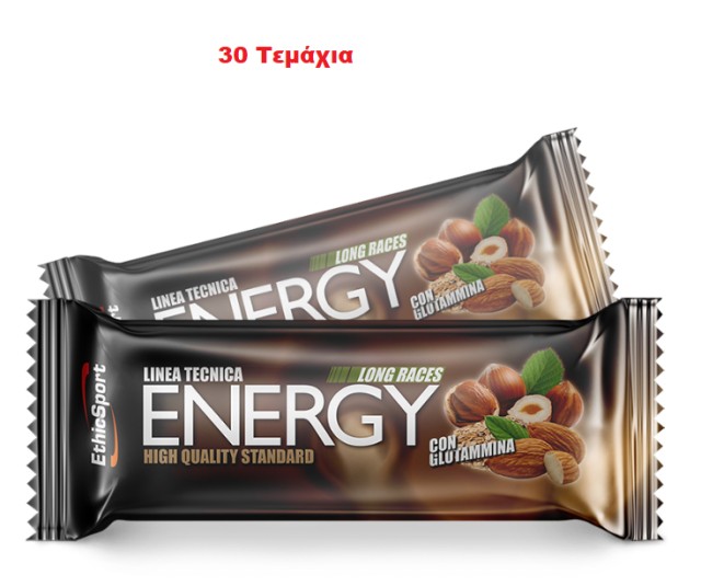 EthicSport Energy Bar Long Races 22.1gr Υδατάνθρακα – 5.3gr Πρωτεΐνη Ε …