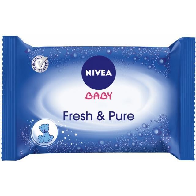 Nivea Baby Fresh & Pure Μωρομάντηλα 63 Τεμάχια