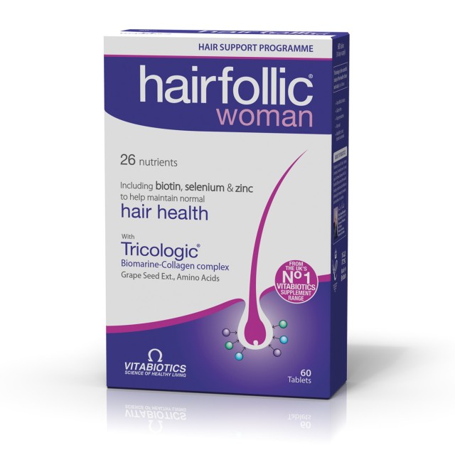 Vitabiotics Hairfollic Woman Tricologic Συμπλήρωμα Διατροφής για την … Vitabiotics Hairfollic Woman Tricologic Συμπλήρωμα Διατροφής για την …