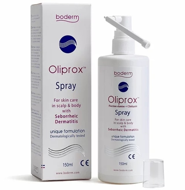 Boderm Oliprox™ Spray για την Αντιμετώπιση της Σμηγματορροϊκής Δερματίτιδας στο Τριχωτό της Κεφαλής - Σώμα 150ml