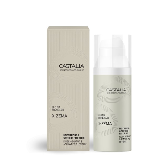 Castalia X-zéma Moisturizing & Soothing Face Fluid Ενυδατική & Καταπρα …