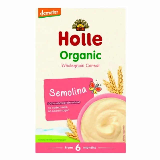 Holle Βρεφική Κρέμα Σιμιγδάλι από 6 Μηνών 250gr