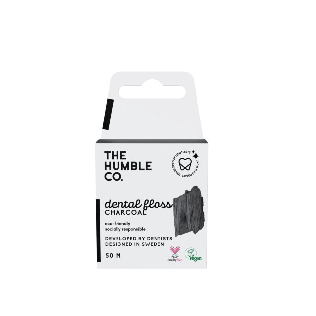 The Humble Co. Dental Floss Charcoal Οδοντικό Νήμα Καθαρισμού με Ενεργ …