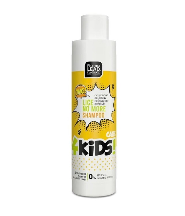 PharmaLead 4 Kids Care Lice No More Shampoo Αντιφθειρικό Σαμπουάν Καθημερινής Χρήσης 125ml
