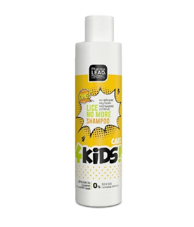 PharmaLead 4 Kids Care Lice No More Shampoo Αντιφθειρικό Σαμπουάν Καθη …
