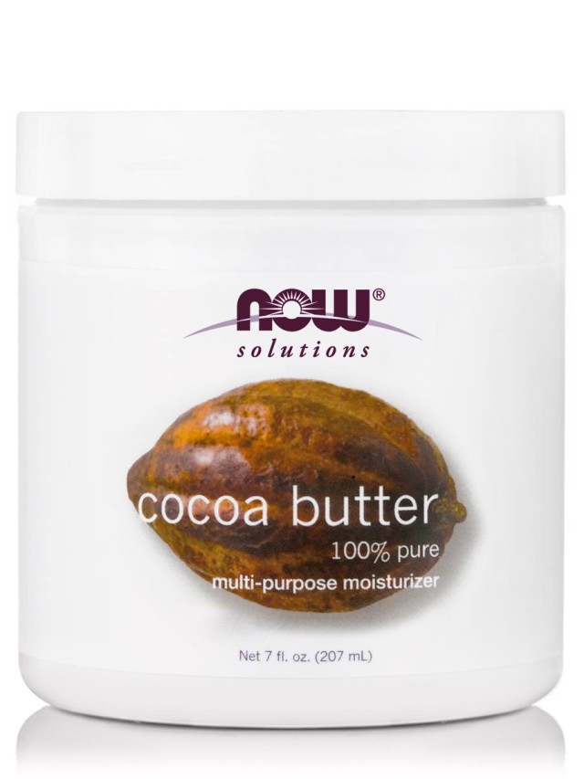 Now Foods Cocoa Butter 100% Pure Βούτυρο Κακάο 207ml