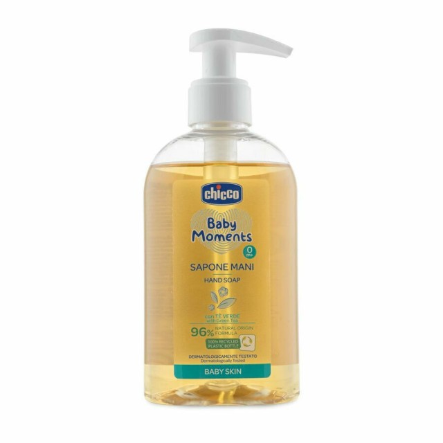Chicco Baby Moments Hand Soap Υγρό Σαπούνι Χεριών για 0m+ 250ml με Αντ …