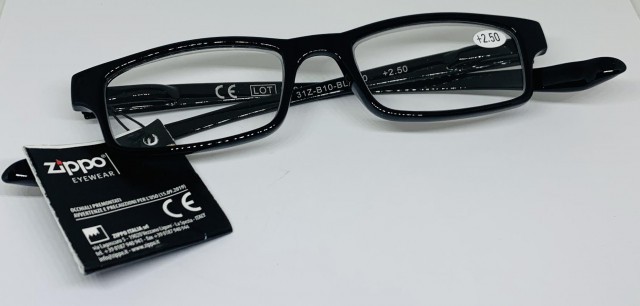 Zippo Γυαλιά Πρεσβυωπίας Κοκάλινα Χρώμα:Μαύρο [31Z-B10-CAM250] +2.50
