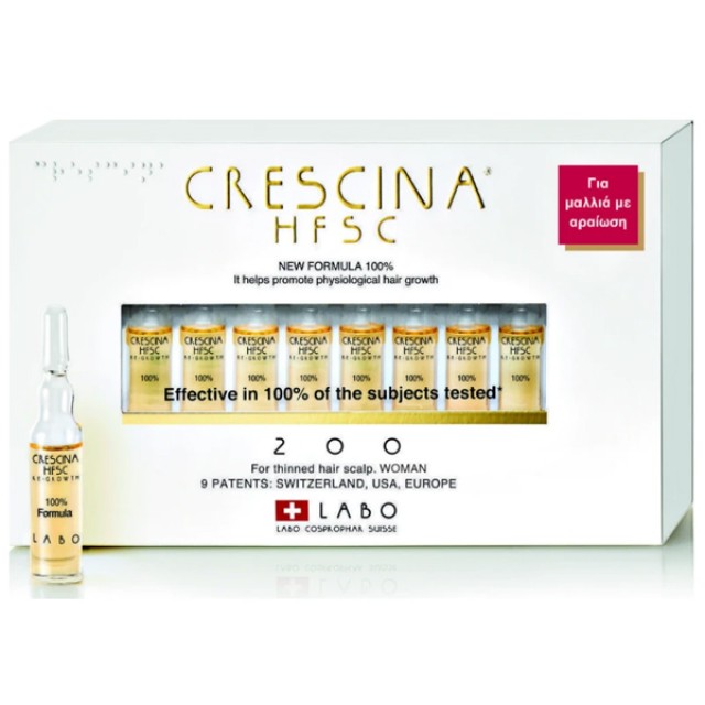 LABO Crescina HFSC 100% 200 Woman, Initial Thinning 20 Φιαλίδια