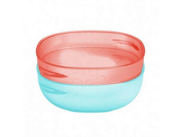 Dr. Brown’s Scoop a Bowl Μπωλ Φαγητού Ροζ και Μπλε για 4m+ 2 Τεμάχια [ …