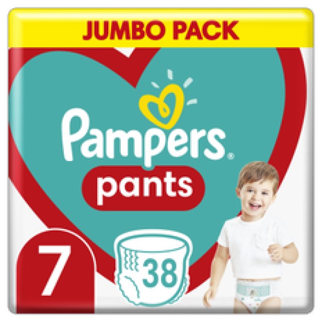 Pampers Pants Μέγεθος 7 [17+kg] Jumbo 38 Πάνες - Βρακάκι