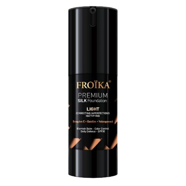 Froika Premium Silk Foundation SPF30 Light Φυσική Κάλυψη - Ματ Αποτέλε …