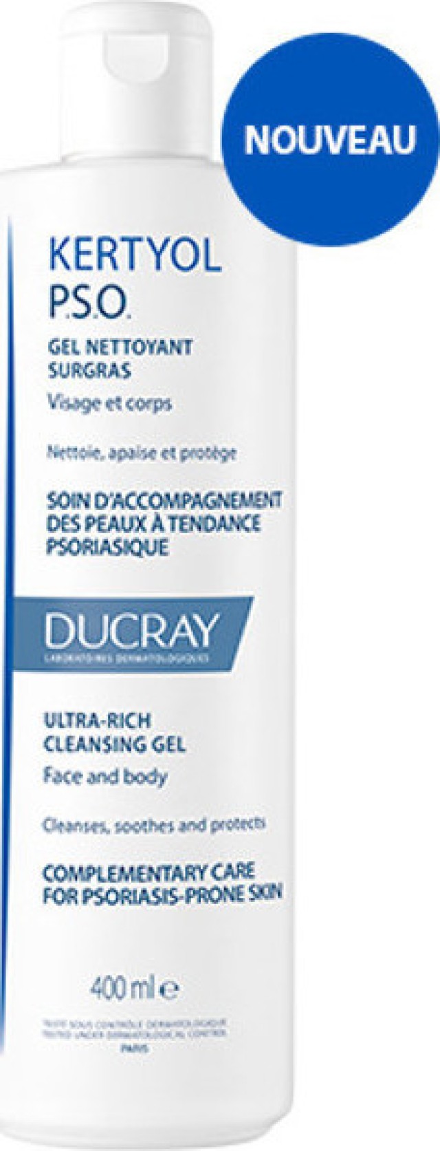 Ducray Kertyol P.S.O. Ultra - Rich Cleansing Gel Καθαρισμού Για Την Ψωρίαση 400ml
