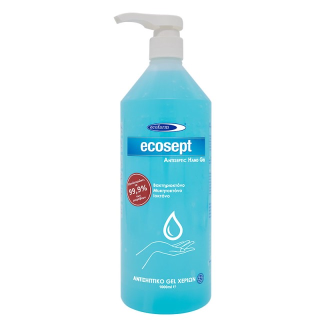 Ecofarm Ecosept Antiseptic Hand Αντισηπτικό Gel Χεριών με 70% v/v Αιθυ …