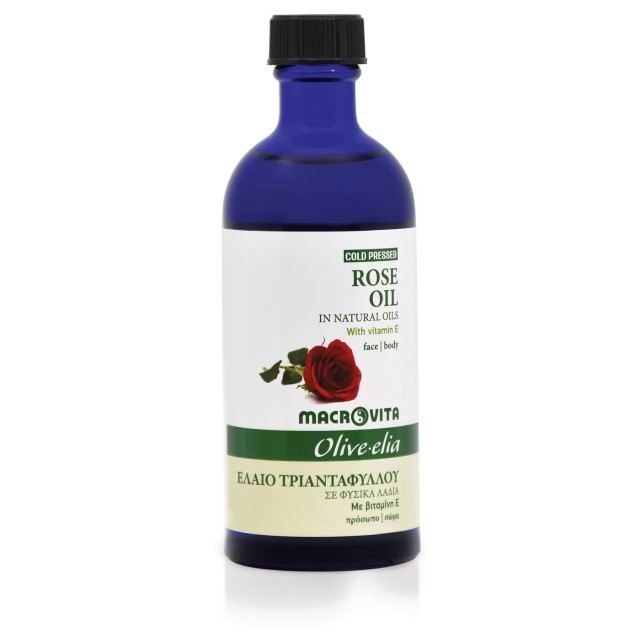 Macrovita Rose Oil Έλαιο Τριαντάφυλλου για Πρόσωπο & Σώμα με Βιταμίνη &hellip;
