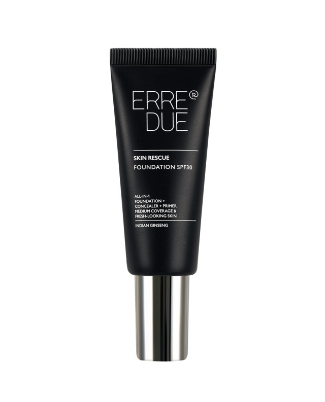 Erre Due Skin Rescue Foundation SPF30 Pure Shell 801 Κρεμώδες Foundation, Concealer και Primer 30ml [940013122]