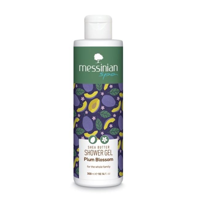 Messinian Spa Plum Blossom Shower Gel Αφρόλουτρο με Άρωμα Άνθη Δαμασκη …