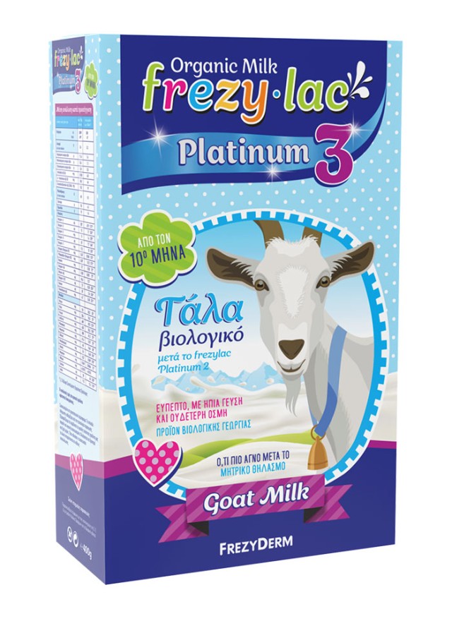 Frezyderm Frezylac Platinum 3 Κατσικίσιο Βιολογικό Γάλα από 10m+ 400gr