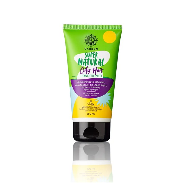 Garden Super Natural Oily Hair Conditioner Διευκολύνει το Χτένισμα, Επ … Garden Super Natural Oily Hair Conditioner Διευκολύνει το Χτένισμα, Επ …