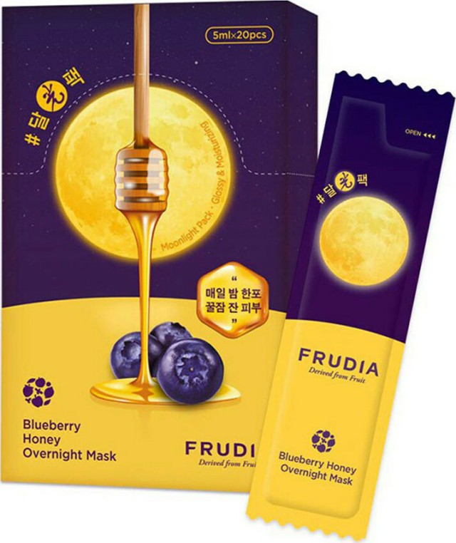 Frudia Blueberry Honey Overnight Mask Μάσκα Προσώπου Νύχτας με Εκχύλισμα Μύρτιλου - Ενυδάτωση 5ml
