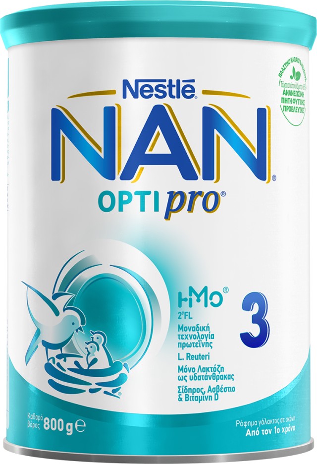 Nestle NAN Optipro 3 Γάλα 3ης Βρεφικής Ηλικίας από 12m 800gr