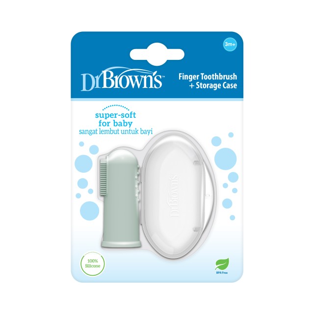 Dr.Browns Βρεφική Δακτυλική Οδοντόβουρτσα Σιλικόνης σε Πράσινο Χρώμα μ … Dr.Browns Βρεφική Δακτυλική Οδοντόβουρτσα Σιλικόνης σε Πράσινο Χρώμα μ …