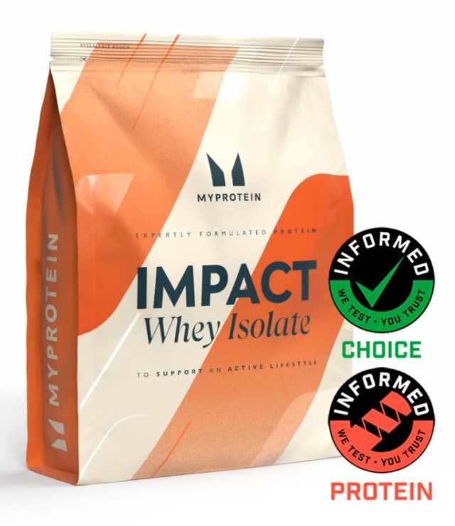 MyProtein Impact Whey Isolate Vanilla Πρωτεΐνη Ορού Γάλακτος με Γεύση &hellip;