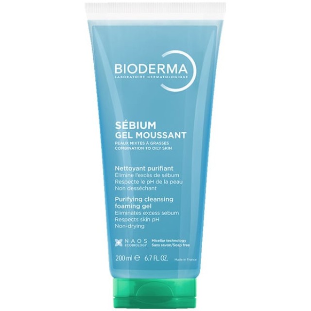 Bioderma Sebium Gel Moussant Εξυγιαντικό Τζελ Καθαρισμού για Μικτές & … Bioderma Sebium Gel Moussant Εξυγιαντικό Τζελ Καθαρισμού για Μικτές & …