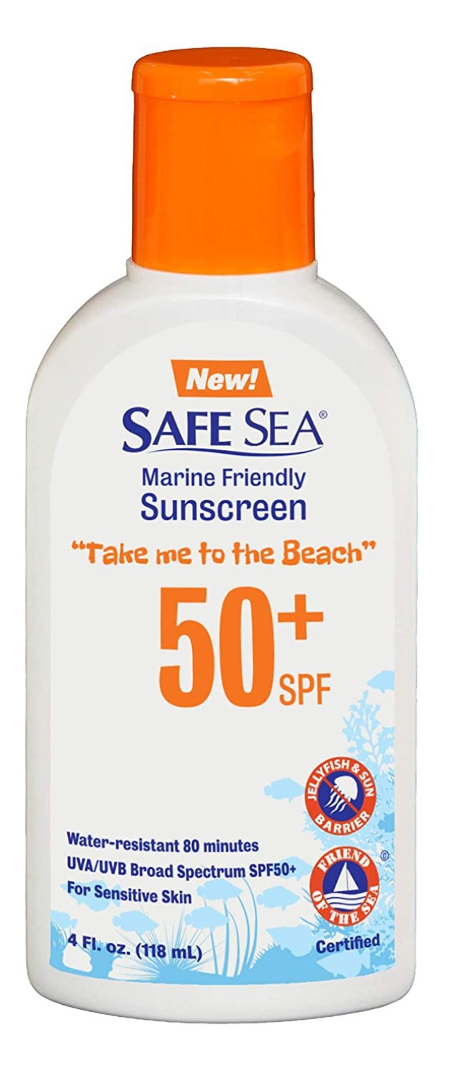 Safe Sea SPF50+ JellyFish Αντηλιακό Γαλάκτωμα Διπλή Προστασία από τον Ήλιο & τα Τσιμπήματα των Μεδουσών 118ml