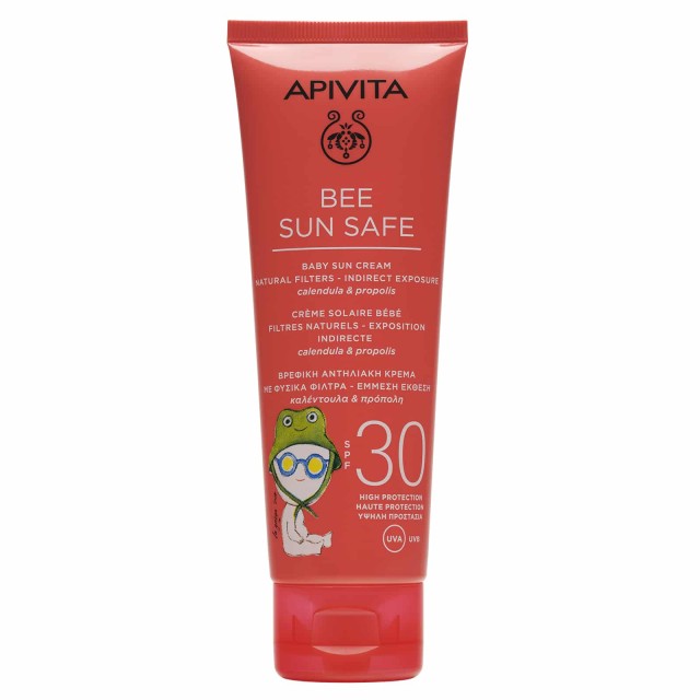 Apivita Bee Sun Safe Baby Sun Cream SPF30 Βρεφική Αντηλιακή Κρέμα Υψηλ …