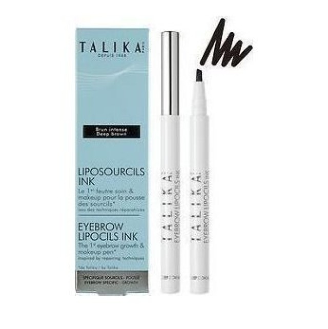 Talika Liposourcils Ink Brown Στυλό Φρυδιών Έντονο Καφέ, 0.8ml Talika Liposourcils Ink Brown Στυλό Φρυδιών Έντονο Καφέ, 0.8ml