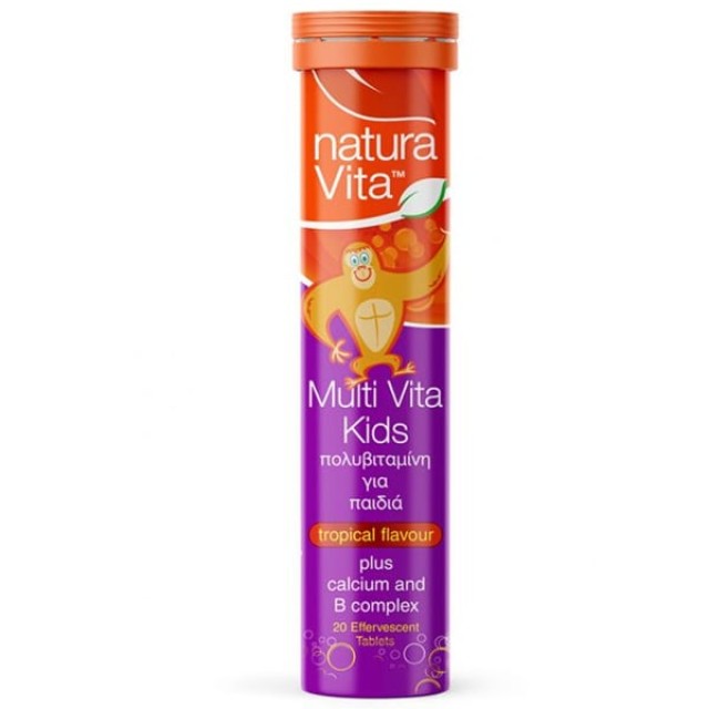 Natura Vita Multi Vita Kids Πολυβιταμίνη για Παιδιά άνω των 3 Ετών για &hellip;
