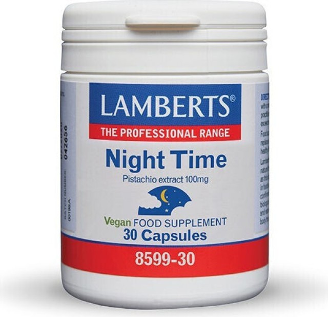Lamberts Night Time Pistachio Extract 100mg για Καλύτερο Ύπνο 30 Φυτικ …