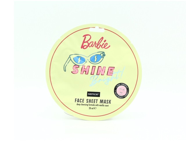 Disney Barbie Face Sheet Mask Υφασμάτινη Μάσκα Προσώπου Χρυσό Χρώμα 20 &hellip;