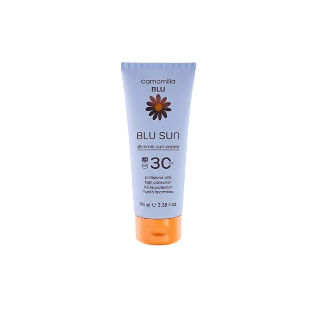 Camomilla Blu Sun Shimmer Αντηλιακή Κρέμα για το Σώμα SPF30, 100ml