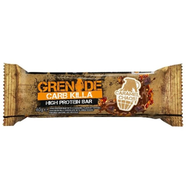 Grenade Carb Killa Caramel Chaos Μπάρα Υψηλής Πρωτείνης 60gr