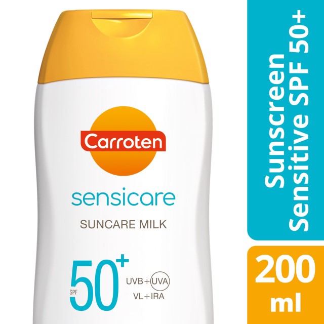 Carroten Sensicare Suncare Milk SPF50+ Αντηλιακό Γαλάκτωμα Σώματος για …