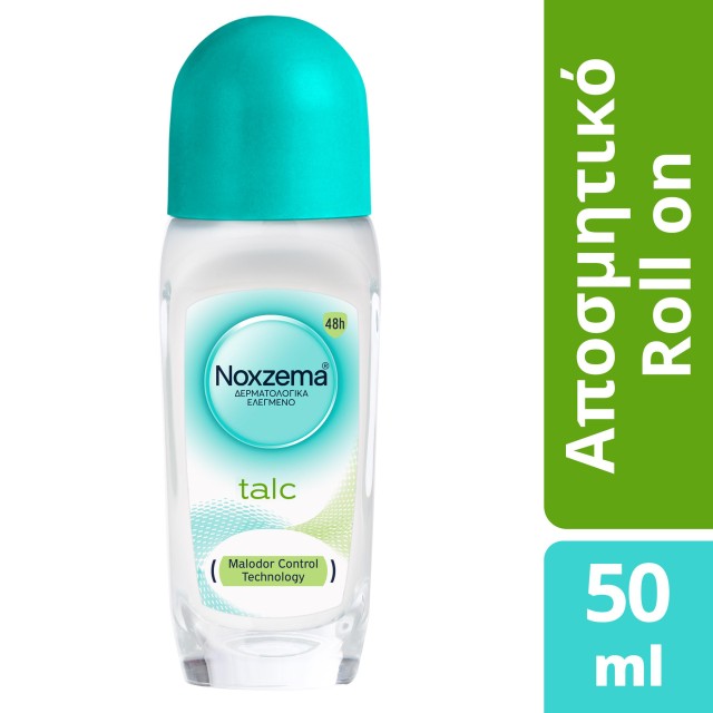 Noxzema Deo Roll on Talc Γυναικείο Αποσμητικό 48ωρης Προστασίας 50ml