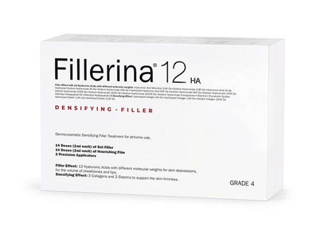 Labo Fillerina 12 Densifying Filler Intensive Filler Treatment Grade 4 Στάδιο 4 Gel Αναπλήρωσης Όγκου 2ml - Φιλμ Θρέψης 2ml - Απλικατέρ Ακριβείας 2 Τεμάχια