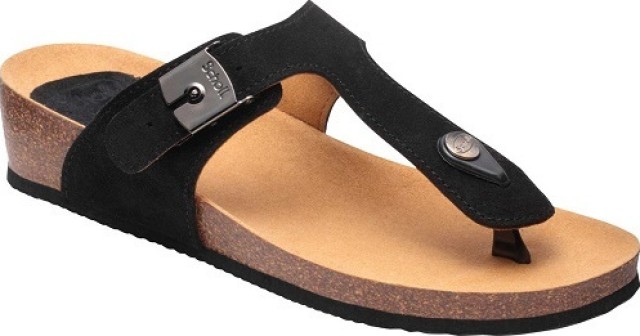 Scholl Gandia 2.0 Black Ανατομικό Σανδάλι [F274221004]