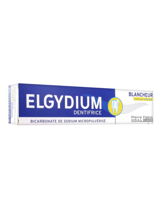 Elgydium Whitening Cool Lemon Λευκαντική Οδοντόκρεμα με Γεύση Φρέσκο Λ …