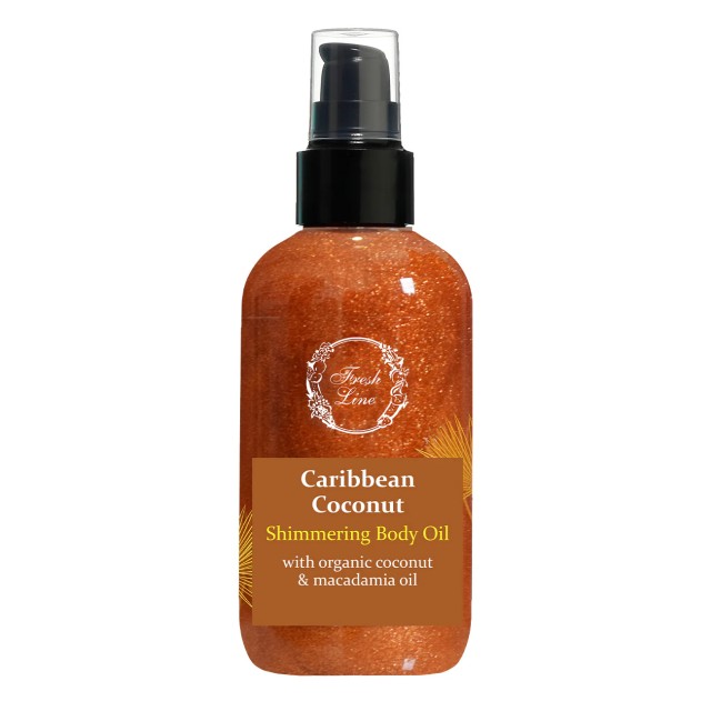 Fresh Line Caribbean Coconut Shimmering Body Oil Ξηρό Λάδι Λάμψης Σώμα … Fresh Line Caribbean Coconut Shimmering Body Oil Ξηρό Λάδι Λάμψης Σώμα …