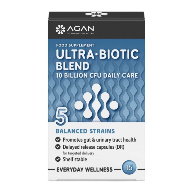 Agan Ultra Biotic Blend Προβιοτικά για την Καλή Λειτουργία του Εντέρου …