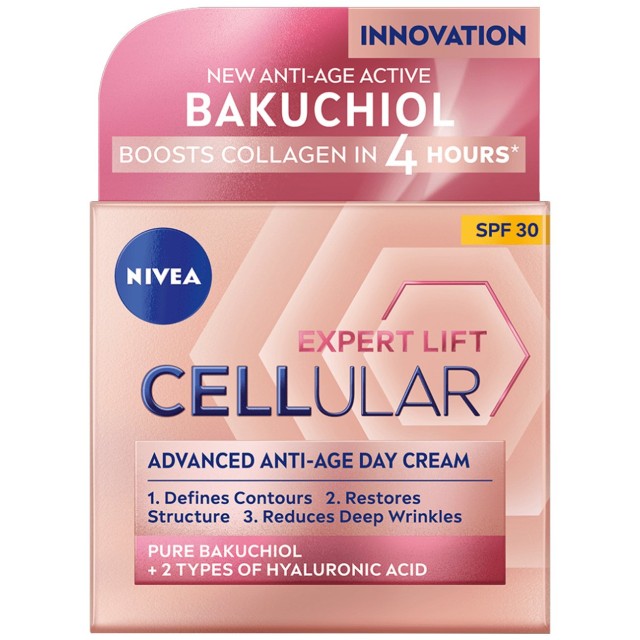 Nivea Expert Lift Cellular Cream SPF30 Αντιγηραντική Κρέμα Ημέρας 50ml