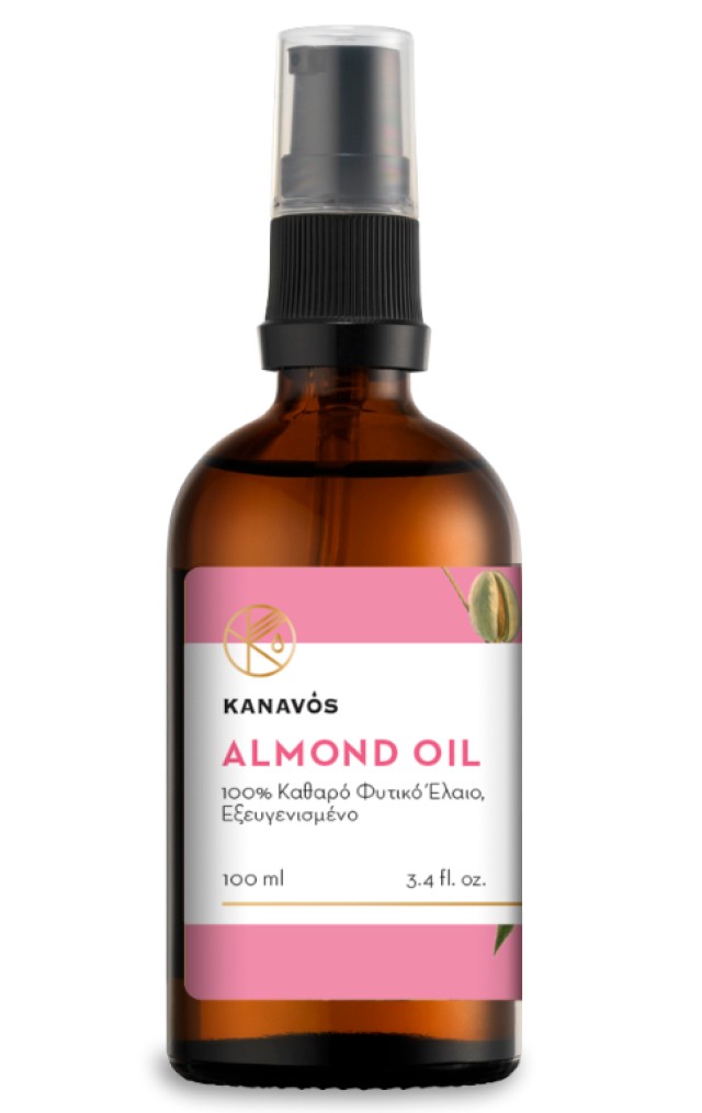 Kanavos Almond Oil Φυτικό Έλαιο Αμυγδαλέλαιο 100ml